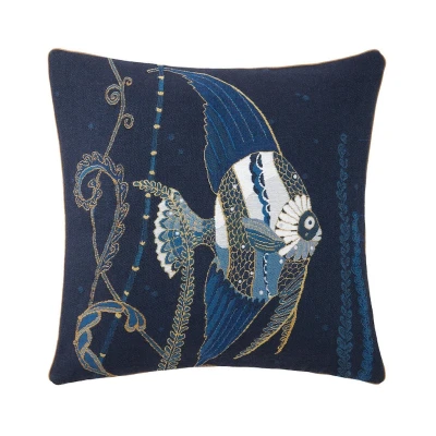 Ischia Decorative Pillow in Marine