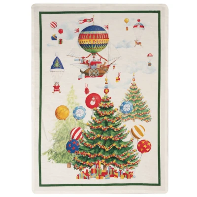 Air Christmas Green Kitchen Towel