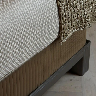 Charmeuse Channel Quilt Box Spring Cover