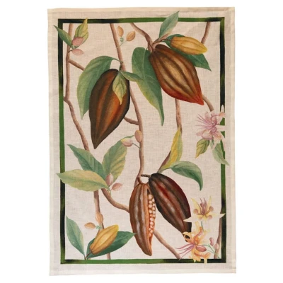Cocoa Verde Kitchen Towel