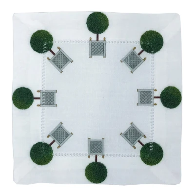 Timothy Corrigan Topiary Cocktail Napkins