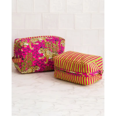 Bagheera Makeup Pouch Set - Hot Pink