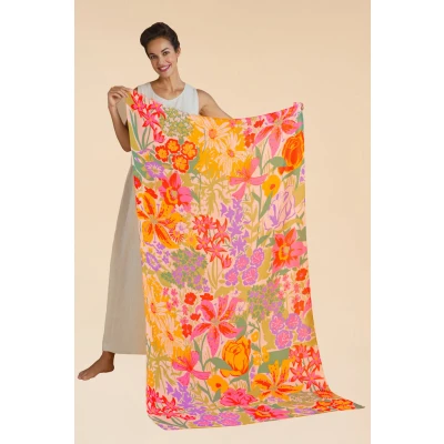 Printed Springtime Wildflowers Scarf