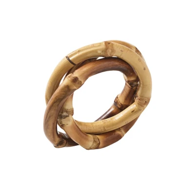 Bamboo Trinity Napkin Rings