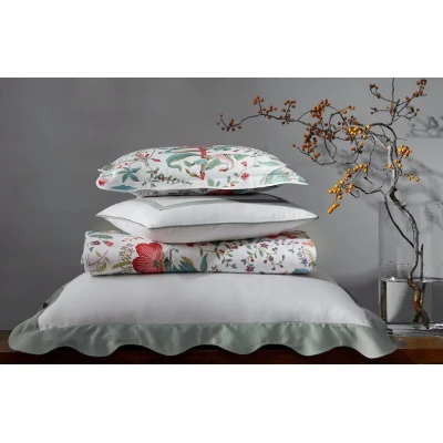 Matouk Schumacher Pomegranate Pink Coral