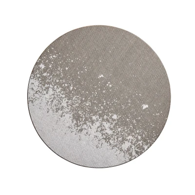 Metafoil Placemat in Taupe & Silver Placemat