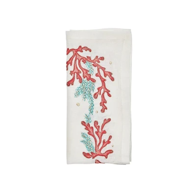 Coral Spray Napkins