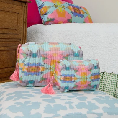 Quilted Cosmetic Bags Antigua Smile