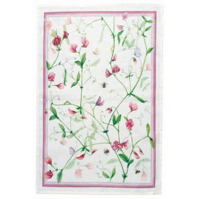 Petit Pois Pink Kitchen Towel