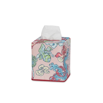 Matouk Magic Mountain Tissue Box Cover Paradise