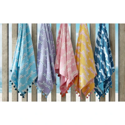 Matouk Leaping Leopard Beach Towel