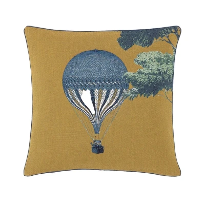Montgolfiere Decorative Pillow in Bronze