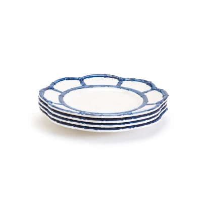 Blue Bamboo Salad/Dessert Plates