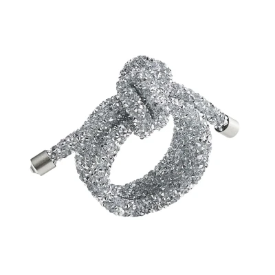 Glam Knot Napkin Ring in Silver