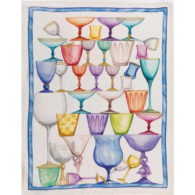 Crystal Blu Kitchen Towel