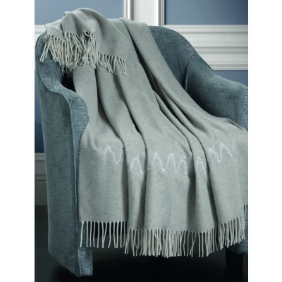 Pelago Embroidery Throw