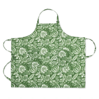 Matouk Linen Apron Granada Palm