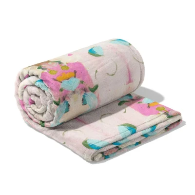 Monet's Garden Fleece Blanket