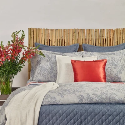 Roses Blue Duvet Set