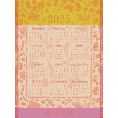 2025 Calendar Tea Towel