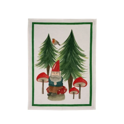 Jolly Elf Green Kitchen Towel