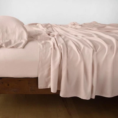 Madera Luxe Queen Sheet Set Rouge
