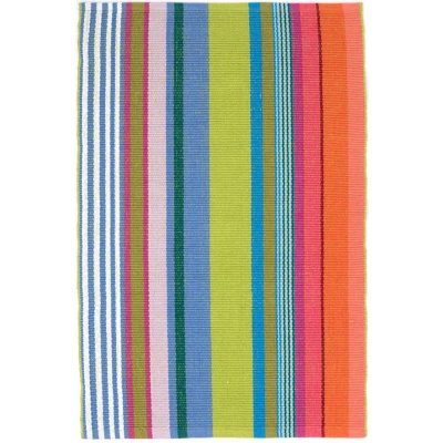 Mellie Stripe Woven Cotton Rug