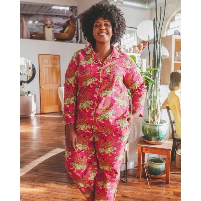 Bagheera Hot Pink Long Sleep Set