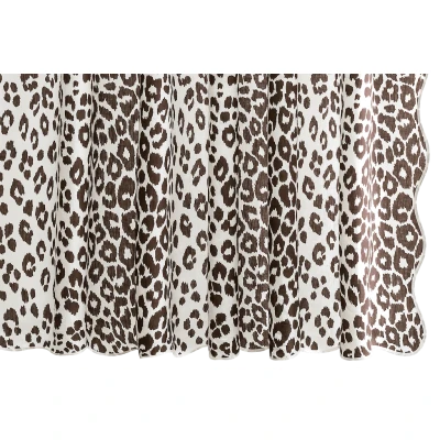 Matouk Iconic Leopard Shower Curtain
