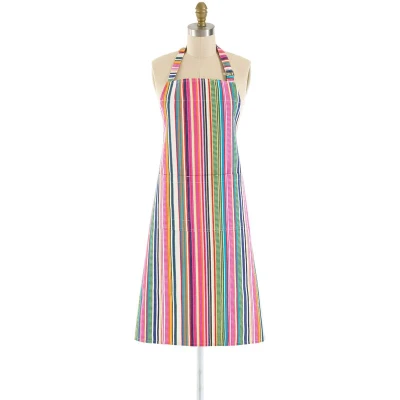 Bright Stripe Apron and Pot Holders