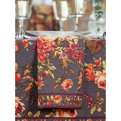 Bountiful Harvest in Slate Napkins