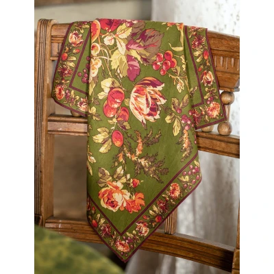 Bountiful Harvest in Olive Napkins