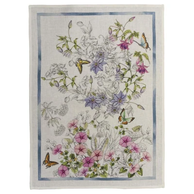 Gravure Bleu Kitchen Towel