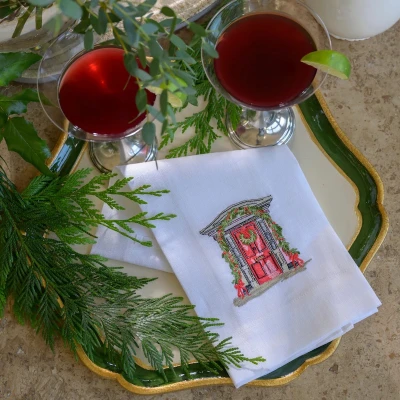 Welcome Home Holiday Linen Towel