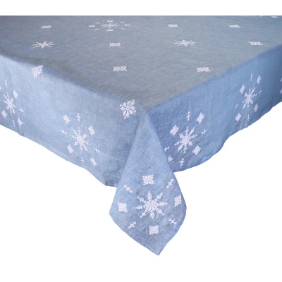 Fez Tablecloth in Blue & White