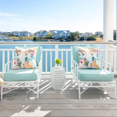 Under The Sea Outdoor Pillow