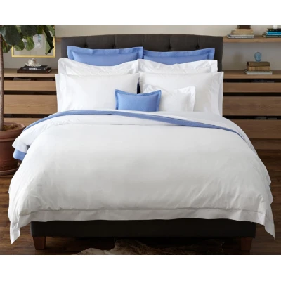 Matouk Luca Satin Stitch Silver