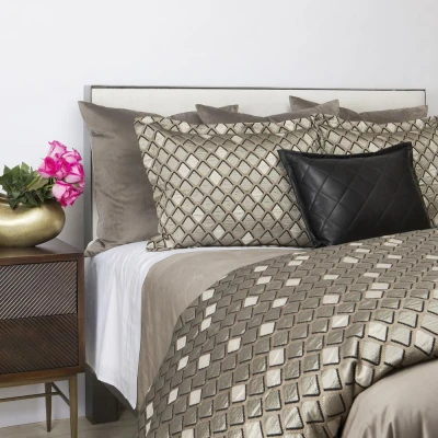 Scales Taupe Duvet Set