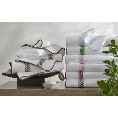 Matouk Astor Braid Towels