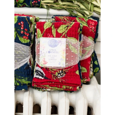 Chickadee Patchwork Tiny Tea Towel Bundle