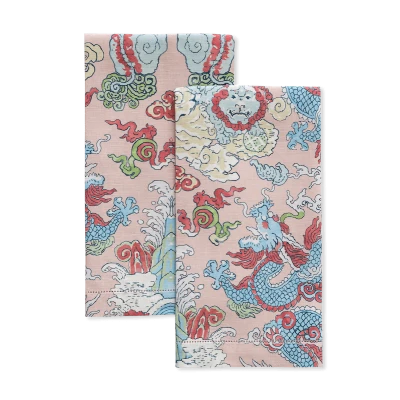 Matouk Magic Mountain Guest Towels Paradise