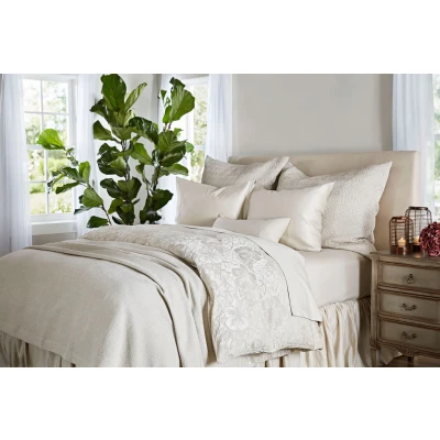 Purists Hibiscus Platinum Decorative Pillows