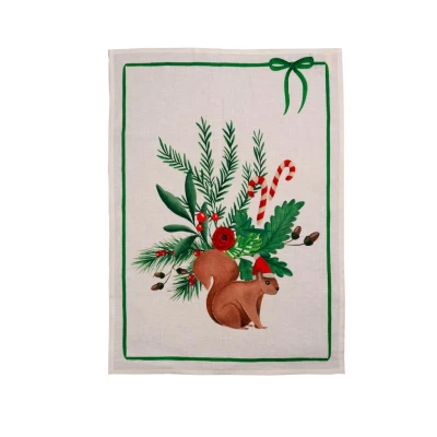 Nutnook Green Kitchen Towel