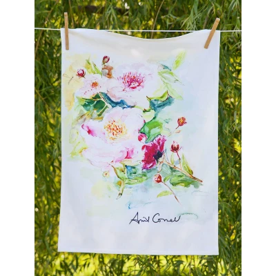 Peony Tea Towel