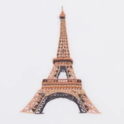 HH Eiffel Tower White Guest Towel