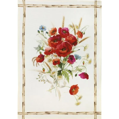 Coquelicot Rosso Kitchen Towel