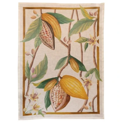 Cocoa Ocra Kitchen Towel