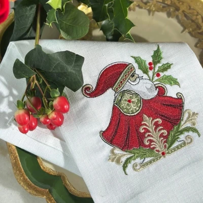 Nordic Santa Linen Towel