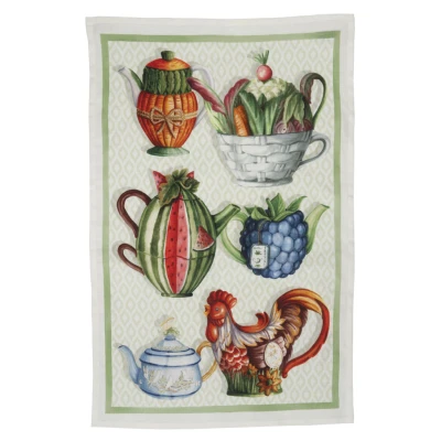 Teabreak Green Kitchen Towel